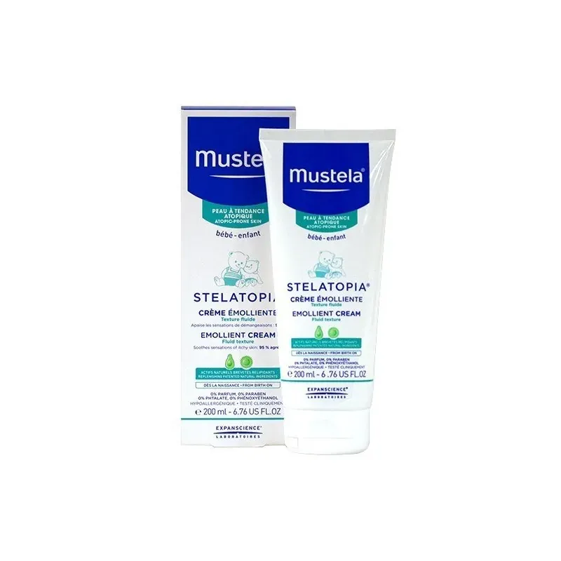 MUSTELA STELATOPIA CREME EMOLLIENTE 200ml Peaux Sèches