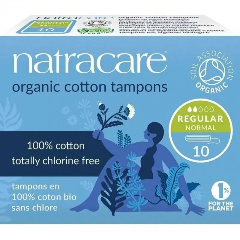 Natracare TAMPON NORMAL SANS APPLICATEUR 10U