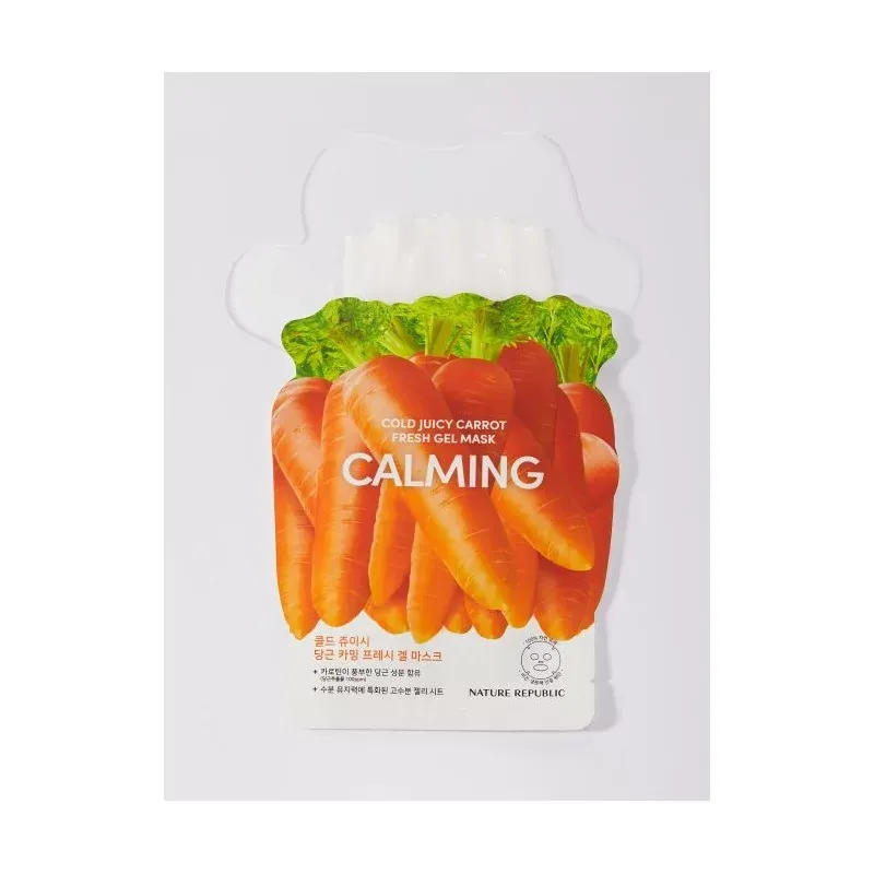 NATURE REPUBLIC COLD JUICY CARROT CALMING FRESH GEL MASK