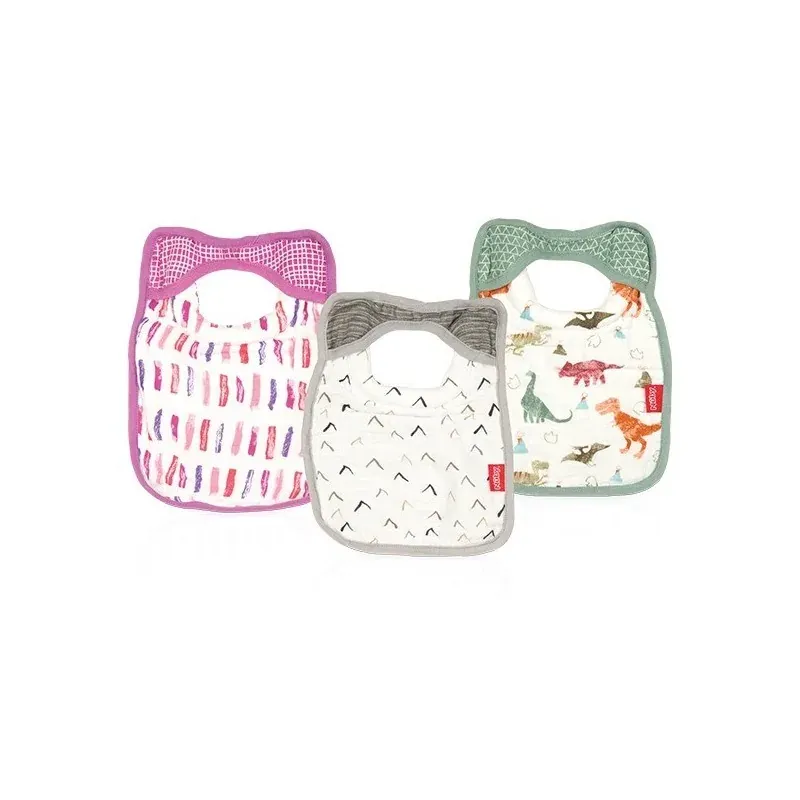 NUBY Bavoir 100% Coton - 0m + ID4429
