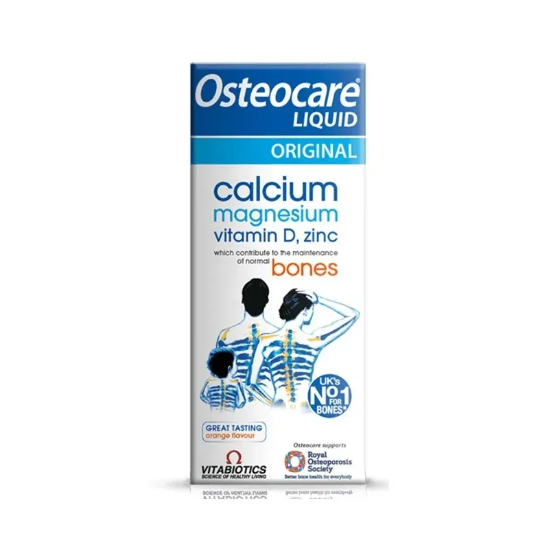 Osteocare Calcium Magnésium Zinc Vitamine D3 Liquide – 200ml