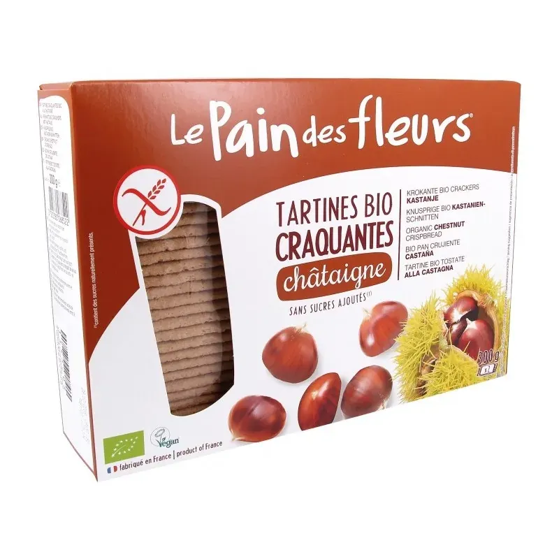 Le Pain des Fleurs Tartines Craquantes à la Châtaigne 300G