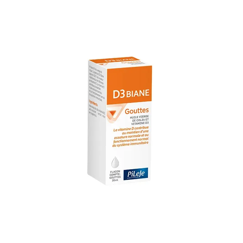 PILEJE D3BIANE GOUTTES 20 ML