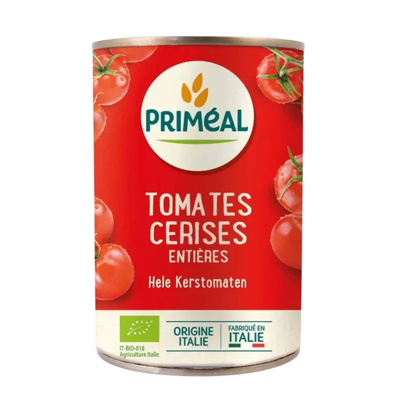 PRIMEAL TOMATES CERISES EN CONSERVE 400G