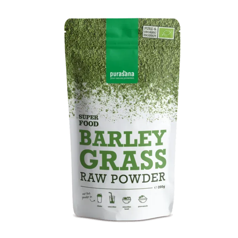 PURASANA POUDRE D'HERBE D'ORGE 200G