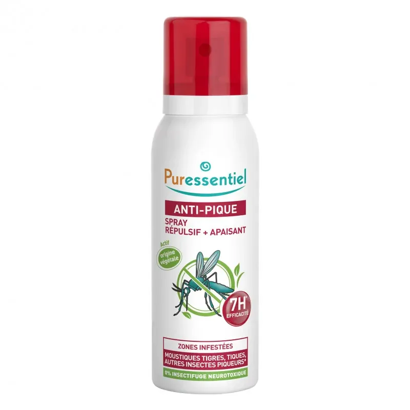 PURESSENTIEL ANTI PIQUE SPRAY RÉPULSIF + APAISANT 7 H 75ML