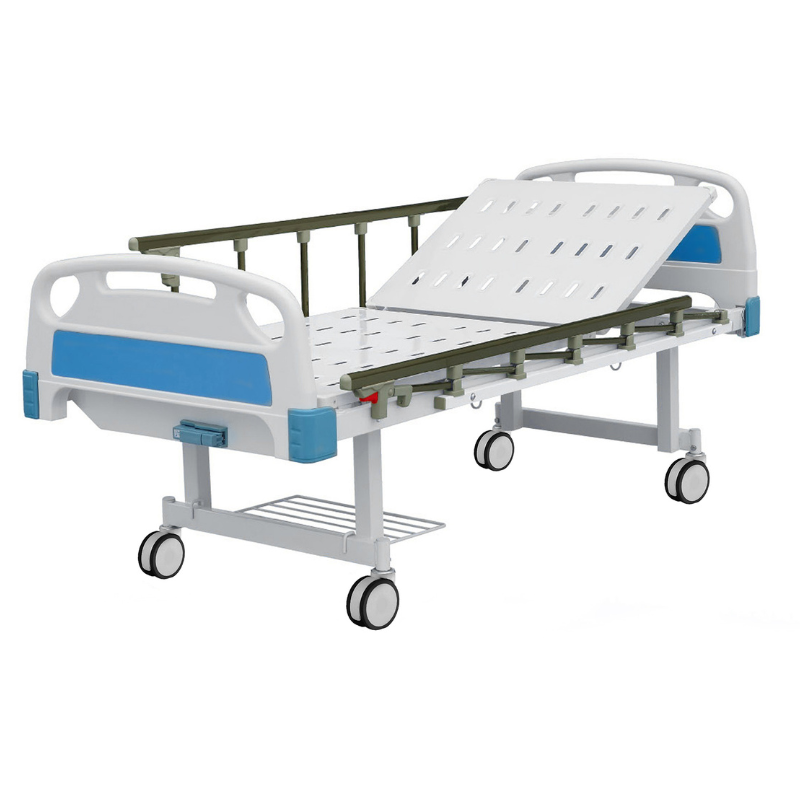 Lit manuel d’hospitalisation 2 positions, deux manivelles L8030