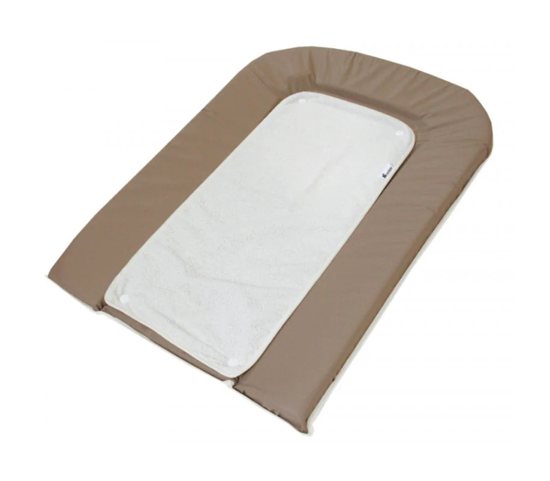 Candide MATELAS À LANGER PVC TAUPE AVEC ÉPONGE PRESSIONNÉE + 1 ÉPONGE BLANCHE - 153260