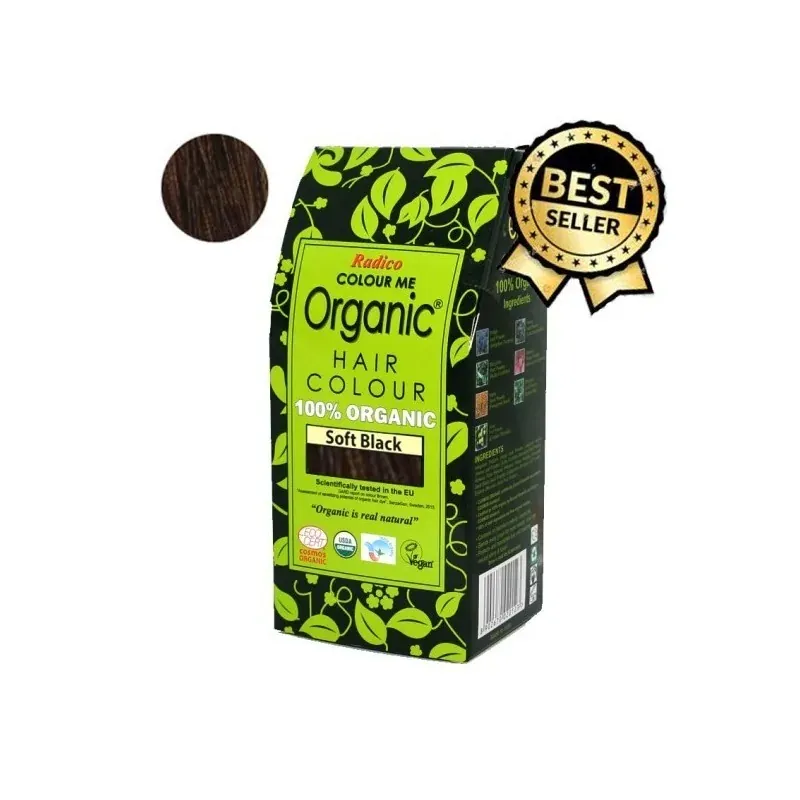 Radico organic hair colour soft black