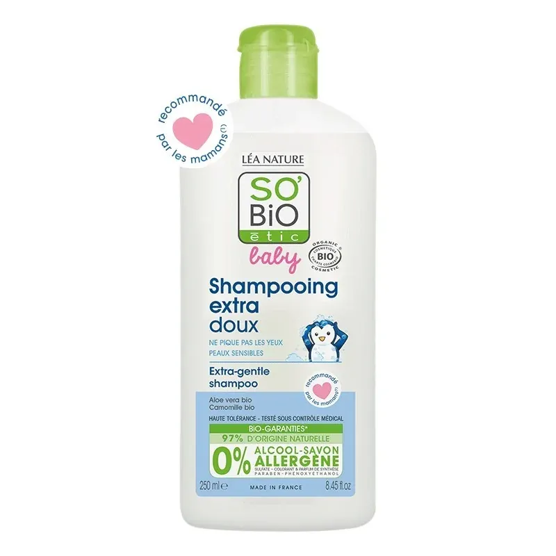 SO BiO Baby SHAMPOOING EXTRA-DOUX - 250ML