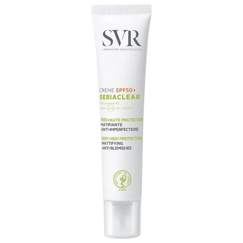 SVR SEBIACLEAR CREME SOLAIRE SPF 50 40 ML