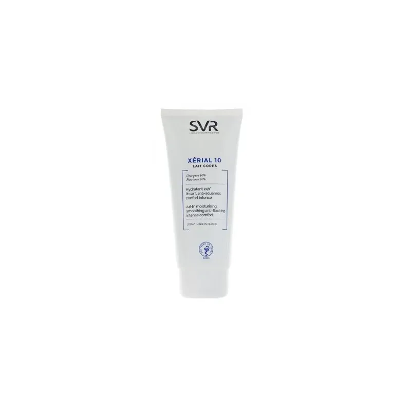 SVR XERIAL 10 LAIT CORPS 200ml Peaux Sèches Et Squameuses