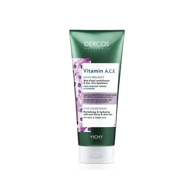 VICHY DERCOS NUTRIENTS APRES SHAMPOOING VITAMIN A.C.E200ML
