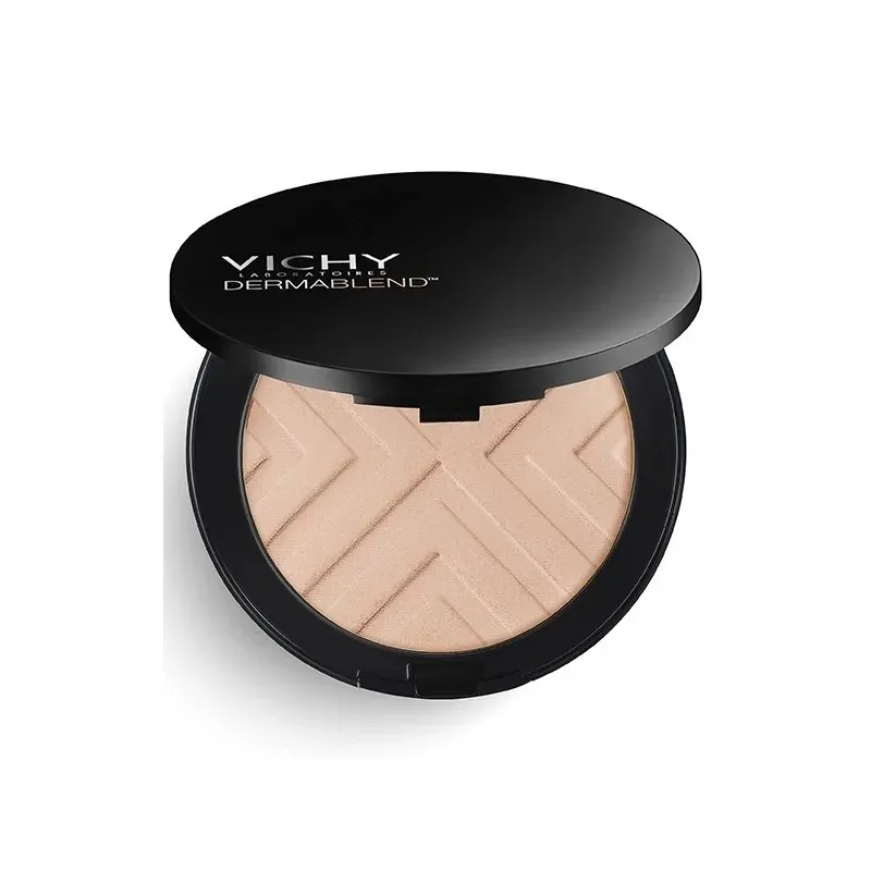 VICHY DERMABLEND COVERMATTE FOND DE TEINT POUDRE COMPACTE 12H NUDE 25