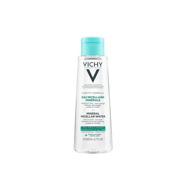 VICHY PURETE THERMALE EAU MICELLAIRE MINERALE PEAU MIXTE A GRASSE 200ML