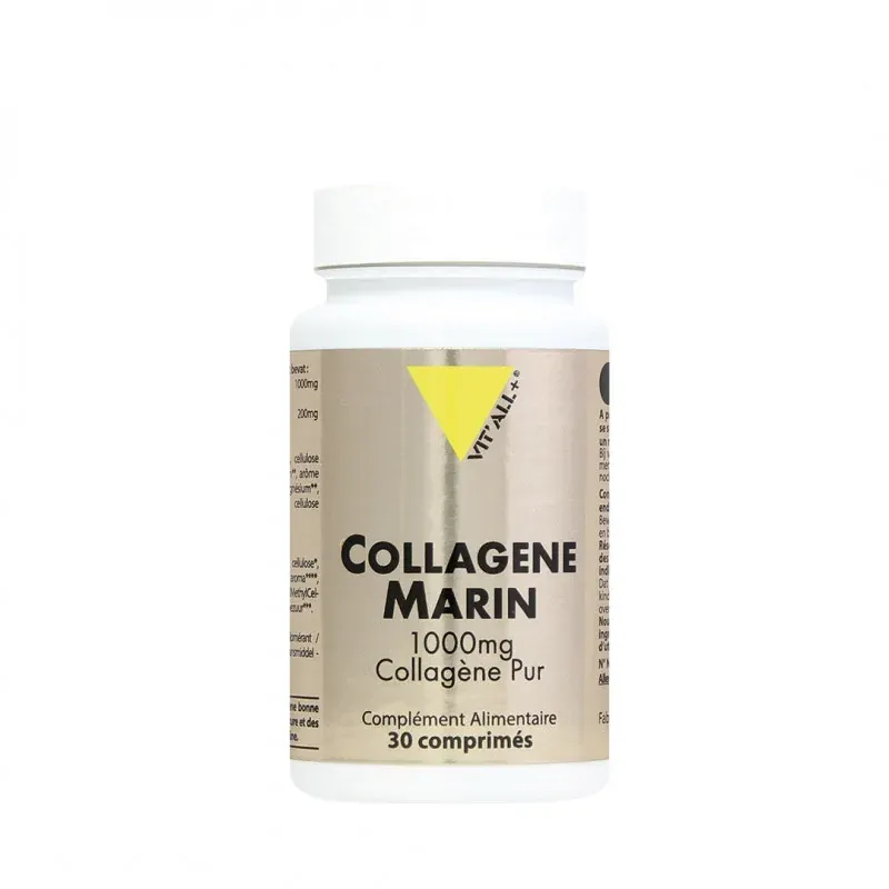 VITALL+ Collagène Marin Pur 1000Mg 30 Comprimés