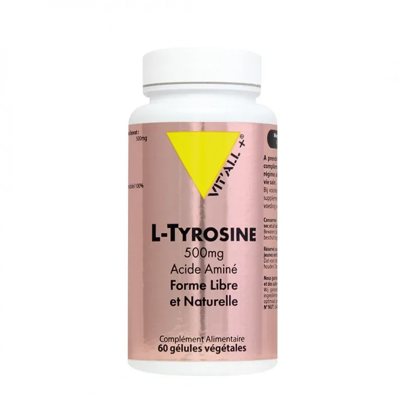 VITALL+ L-Tyrosine 500Mg 60 Gélules