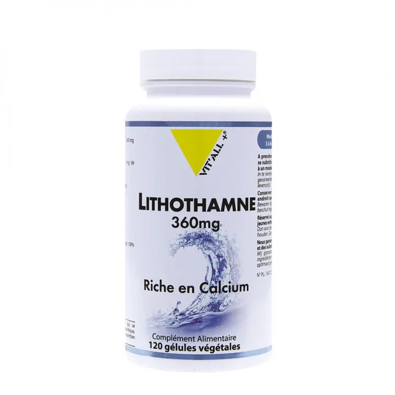 VITALL+ Lithothamne 360Mg 120 Gélules