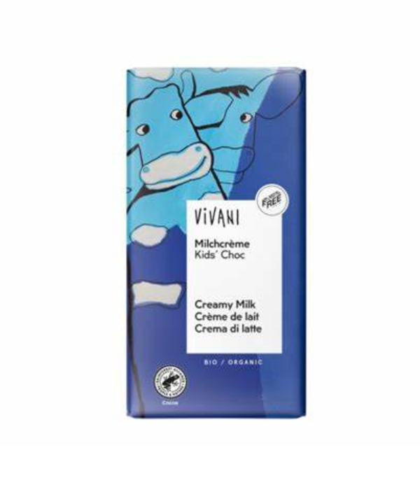 VIVANI TABLETTE DE CHOCOLAT CREME DE LAIT ENFANTS 100G