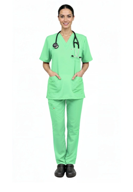 Ensemble Tunique et Pantalon Vert Pistache