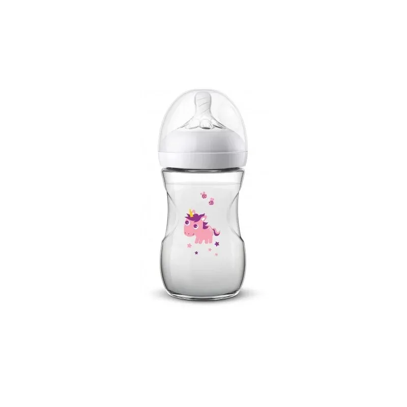 AVENT BIBERON NATURAL 2.0 9OZ UNICORN 260ML SCF070/25