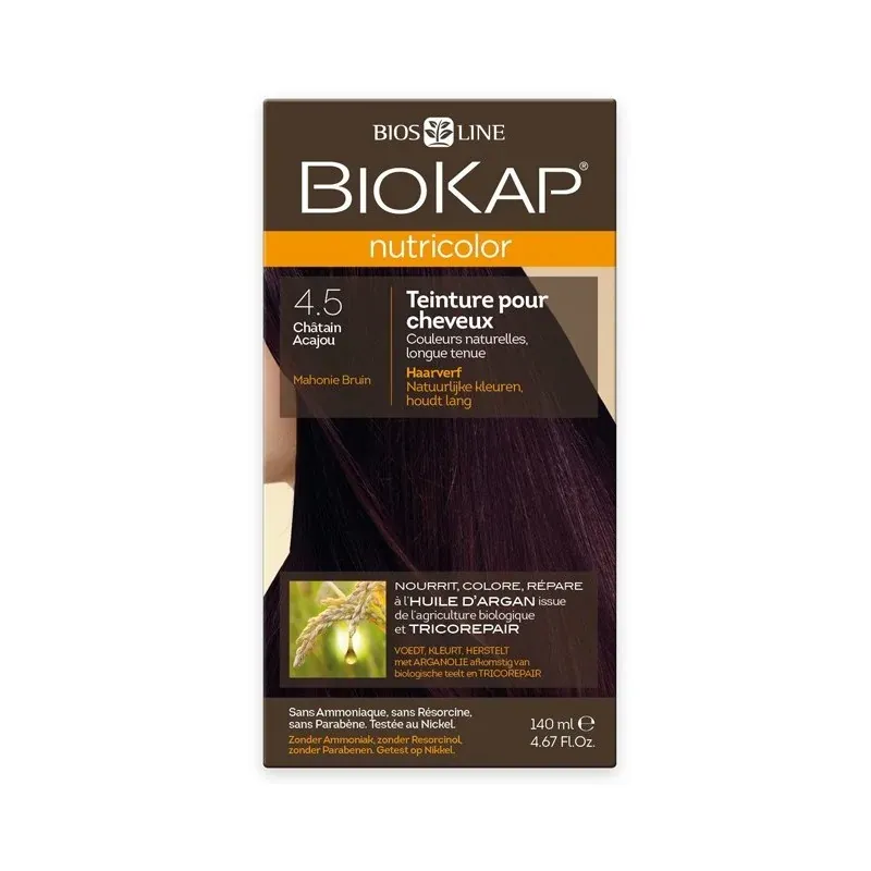 BIOKAP Nutricolor 4.5 Châtain acajou