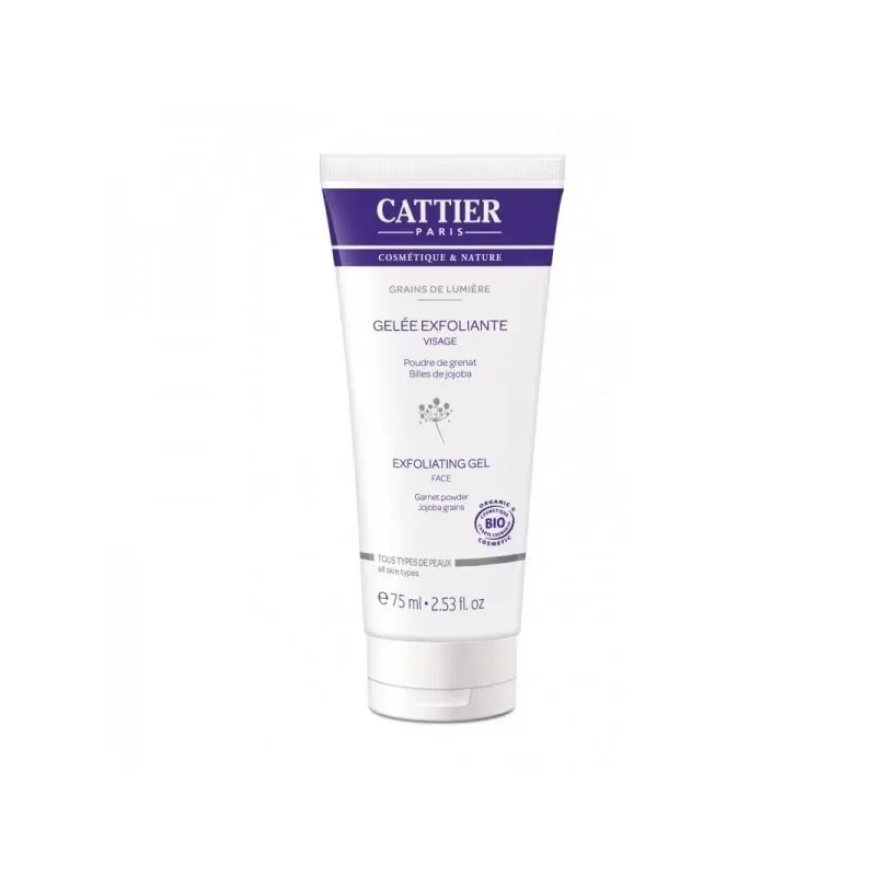 Cattier GELEE EXFOLIANTE - GRAINS DE LUMIERE NOUVEAU 75ml