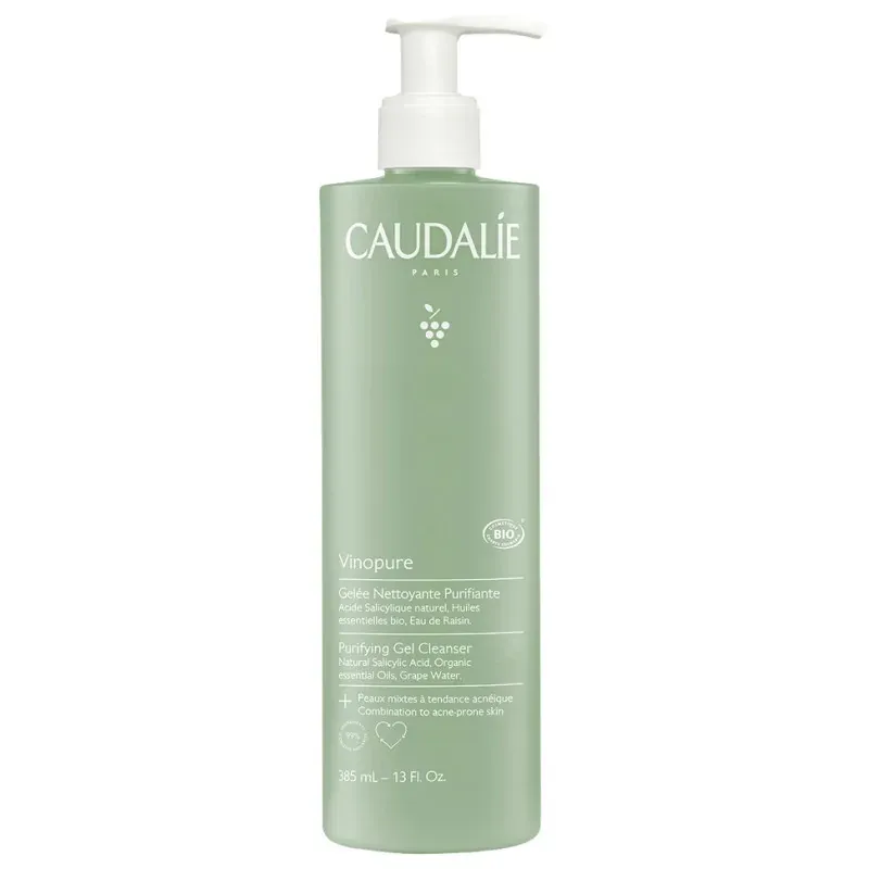 CAUDALIE VINOPURE GELEE NETTOYANTE PURIFIANTE 385 ML                                  
