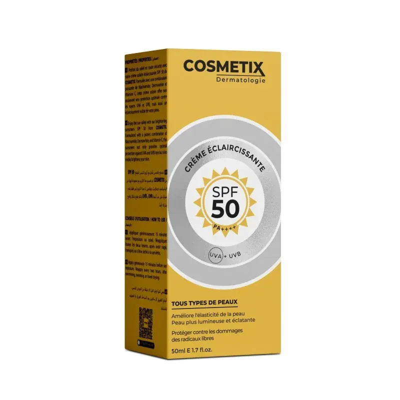 COSMETIX DERMATOLOGIE SOIN 2X1 ÉCLAIRCISSANT SPF50 50ml