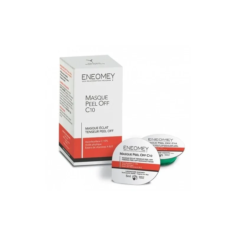 ENEOMEY MASQUE PEEL OFF C10 ECLAT TENSEUR 10X5ML