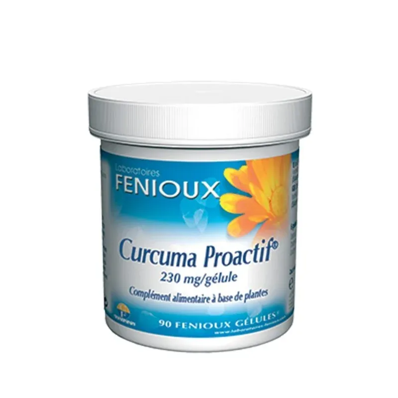 Fenioux Curcuma Proactif – 90 Gélules – 230 mg