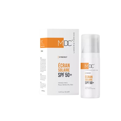 MDC Synergie Ecran solaire spf50+ Peau Sèche 50 ml