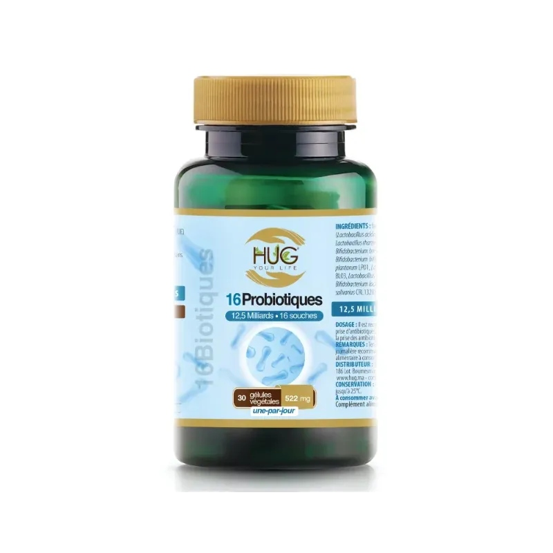HUG 16 BIOTIQUES 30 GELULES 522 MG