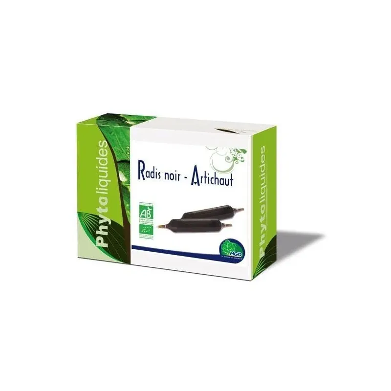 MGD NATURE radis noir - artichaut bio 10 ampoules
