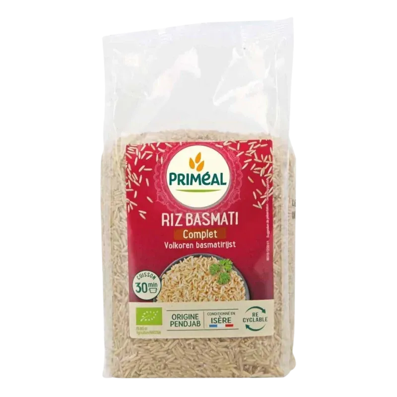 Primeal Riz basmati complet 1kg