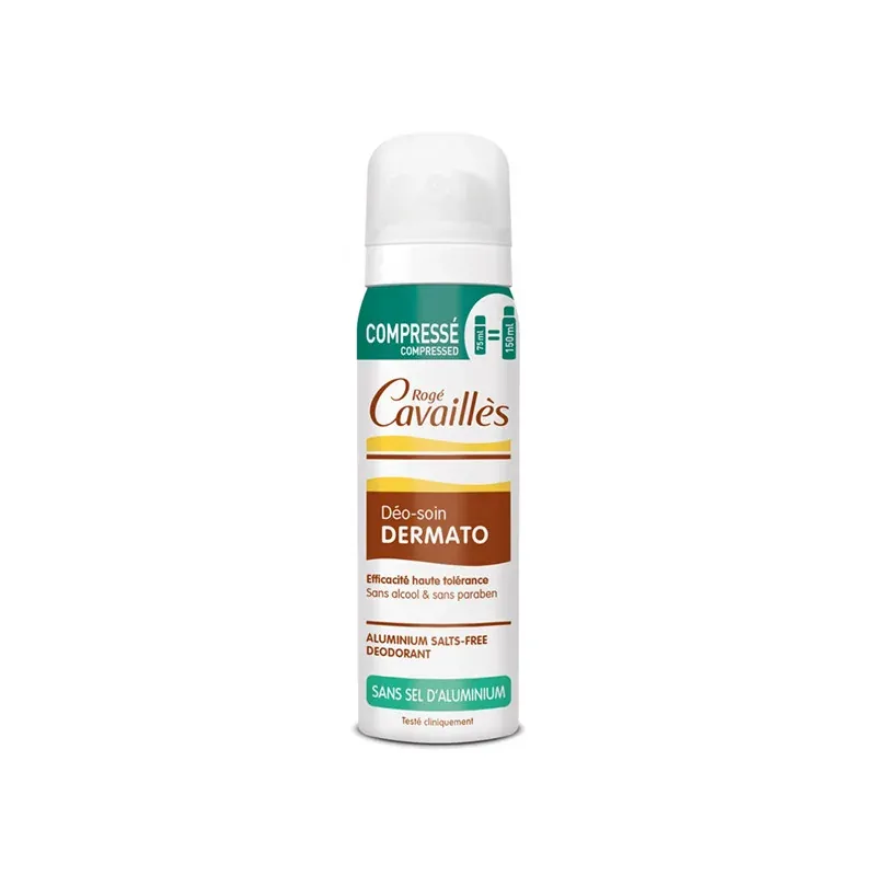 Roge cavailles deo soin dermato spray compressé 75ml