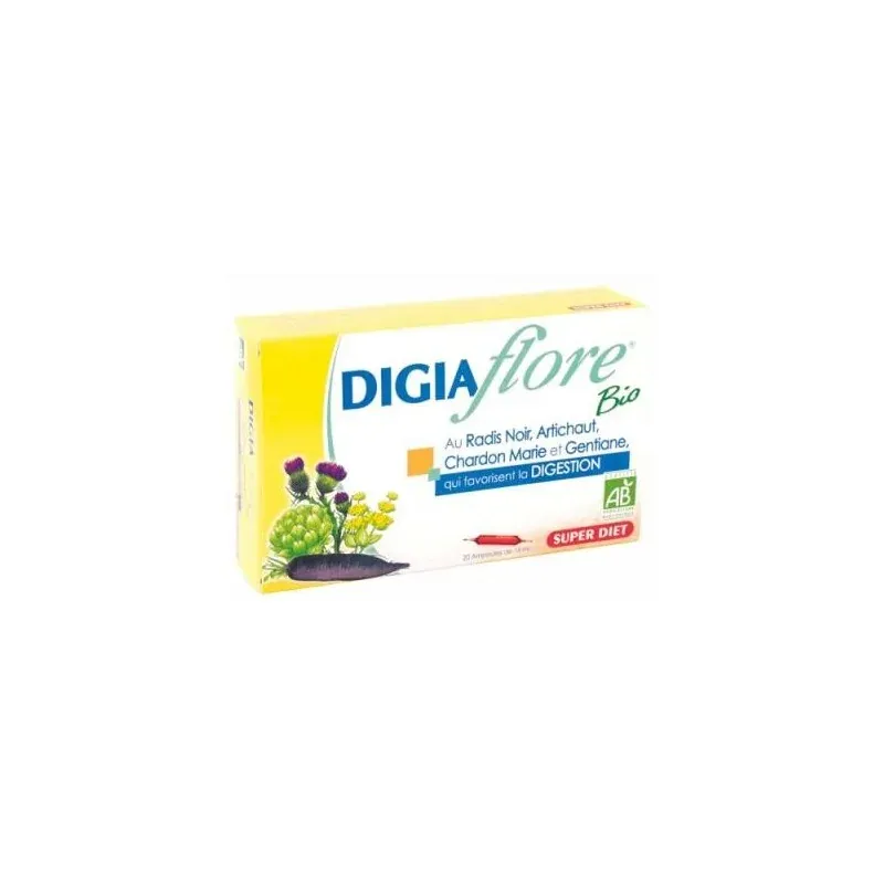 Super Diet DIGIAFLORE AMPOULES BIO 20 AMPOULES