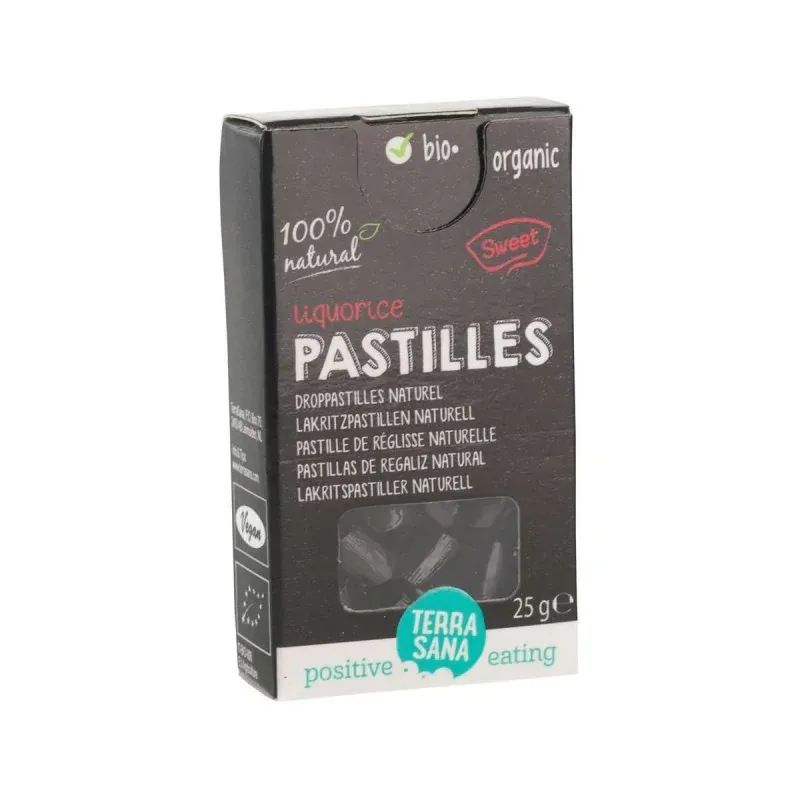 Terrasana PASTILLE DE REGLISSE NATURELLE 25G